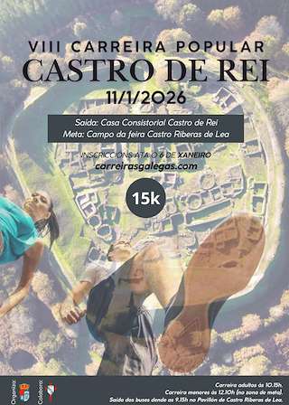 Fechas, información, programa, cartel, imágenes, mapa y ubicación de VIII Carreira Popular (2026) en Castro de Rei