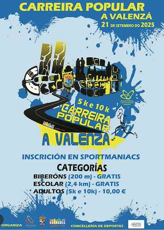Fechas, información, programa, cartel, imágenes, mapa y ubicación de Carreira Popular da Valenzá   en  Barbadás