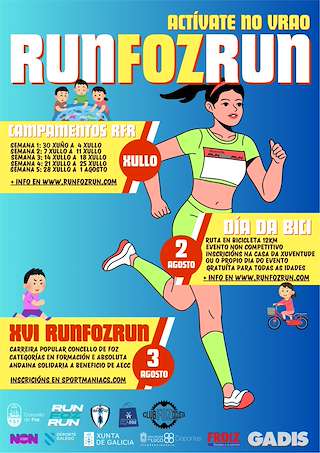 Fechas, información, programa, cartel, imágenes, mapa y ubicación de XVI Carreira Popular de Foz - Run Foz Run
