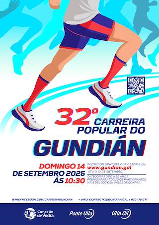 Fechas, información, programa, cartel, imágenes, mapa y ubicación de XXXII Carreira Popular de Gundián  en  Vedra