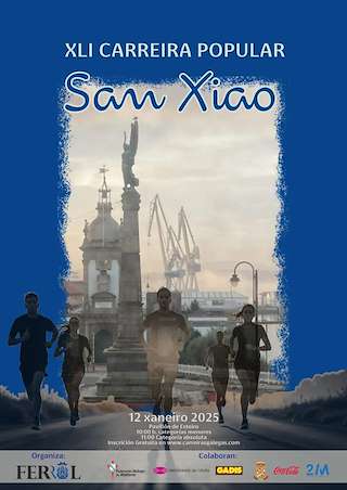 Fechas, información, programa, cartel, imágenes, mapa y ubicación de XLI Carreira Popular de San Xiao  en  Ferrol