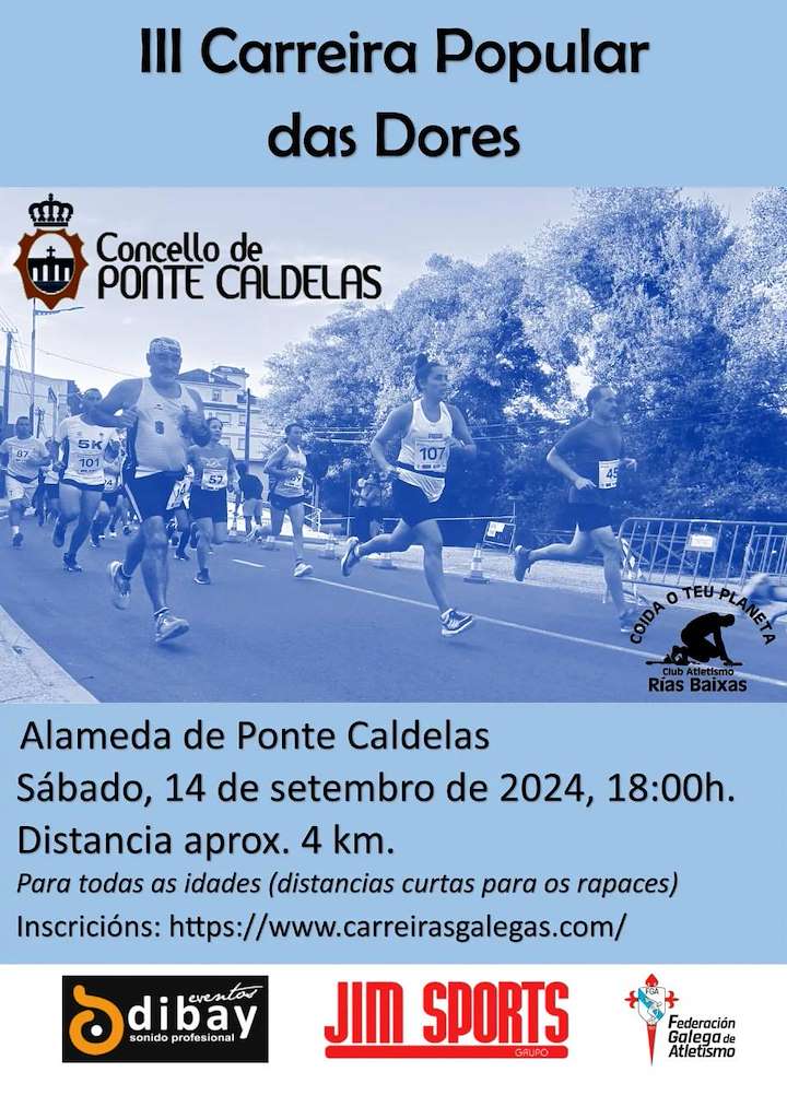 III Carreira Popular Festa das Dores en Ponte Caldelas