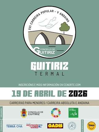 Fechas, información, programa, cartel, imágenes, mapa y ubicación de XVI Carreira Popular Guitiriz Termal  (2026)
