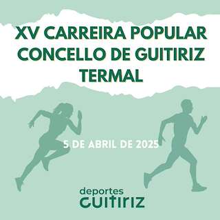 Fechas, información, programa, cartel, imágenes, mapa y ubicación de XV Carreira Popular Guitiriz Termal
