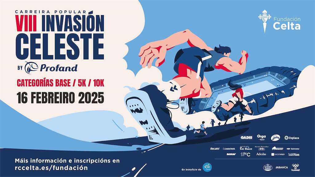 VIII Carreira Popular Invasión Celeste en Vigo