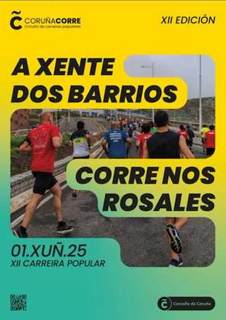 Fechas, información, programa, cartel, imágenes, mapa y ubicación de XII Carreira Popular Los Rosales  en  A Coruña