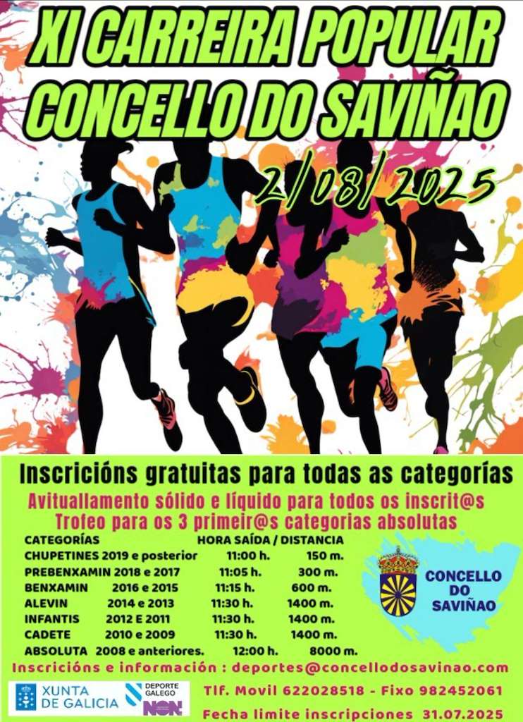 XI Carreira Popular (2025) en O Saviñao