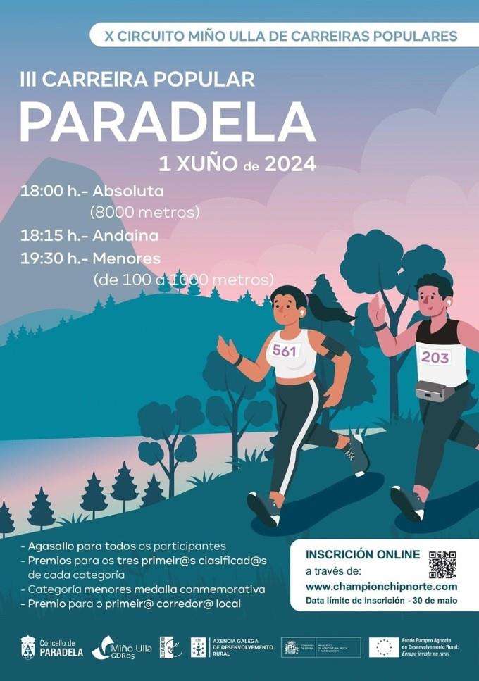 III Carreira Popular (2024) en Paradela