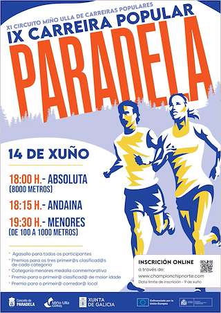 Fechas, información, programa, cartel, imágenes, mapa y ubicación de IX Carreira Popular  en  Paradela