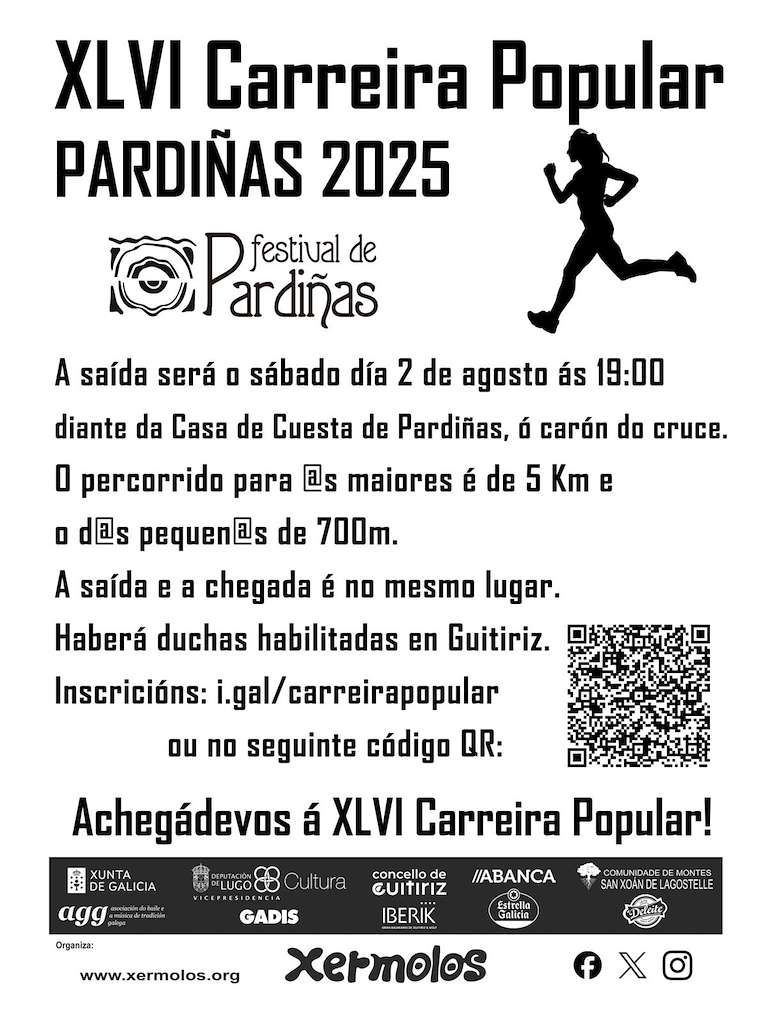 XLVI Carreira Popular Pardiñas (2025) en Guitiriz