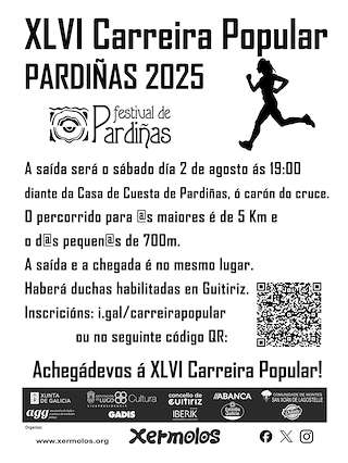 Fechas, información, programa, cartel, imágenes, mapa y ubicación de XLVI Carreira Popular Pardiñas  en  Guitiriz