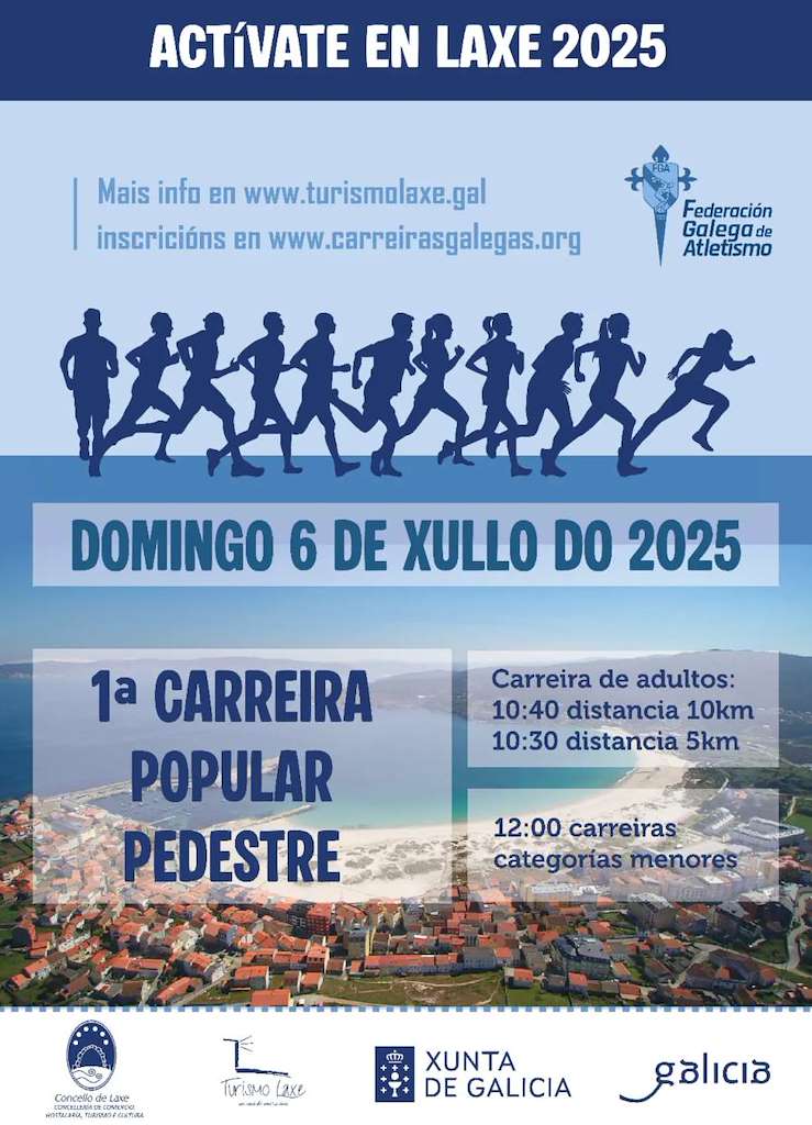 I Carreira Popular Pedestre (2025) en Laxe