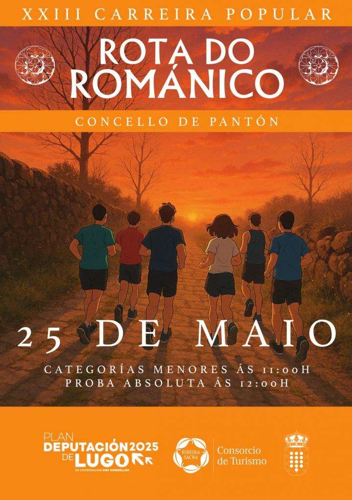 XXIII Carreira Popular Rota do Románico (2025) en Pantón