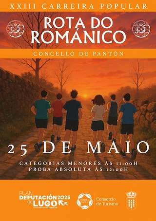 Fechas, información, programa, cartel, imágenes, mapa y ubicación de XXIII Carreira Popular Rota do Románico  en  Pantón