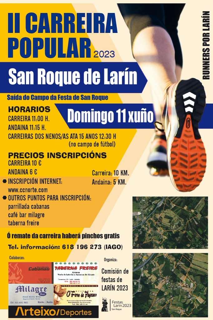 II Carreira Popular San Roque de Larín en Arteixo