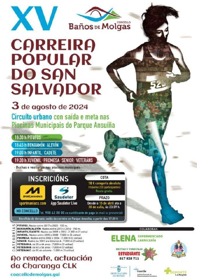 XV Carreira Popular San Salvador en Baños de Molgas