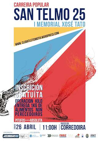 Fechas, información, programa, cartel, imágenes, mapa y ubicación de Carreira Popular San Telmo - I Memorial Xosé Tato  en  Tui