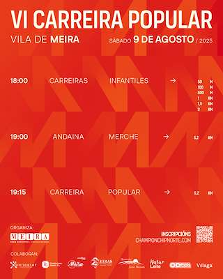 Fechas, información, programa, cartel, imágenes, mapa y ubicación de VI Carreira Popular Vila de Meira