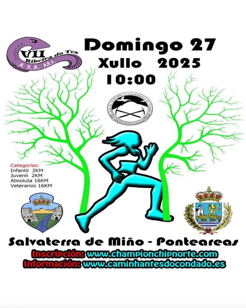 VII Carreira Ribeira do Tea (2025) en Salvaterra do Miño