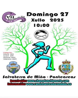 Fechas, información, programa, cartel, imágenes, mapa y ubicación de VII Carreira Ribeira do Tea  en  Salvaterra do Miño