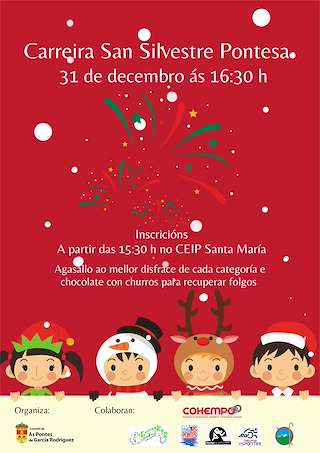Fechas, información, programa, cartel, imágenes, mapa y ubicación de Carreira San Silvestre  en  As Pontes de García Rodríguez