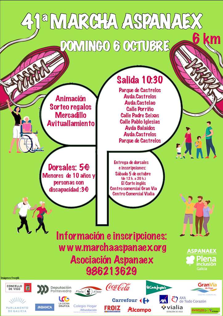 XLI Carreira Solidaria Aspanaex en Vigo