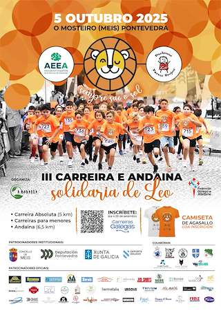 Fechas, información, programa, cartel, imágenes, mapa y ubicación de III Carreira Solidaria de Leo (2025)  en  Meis
