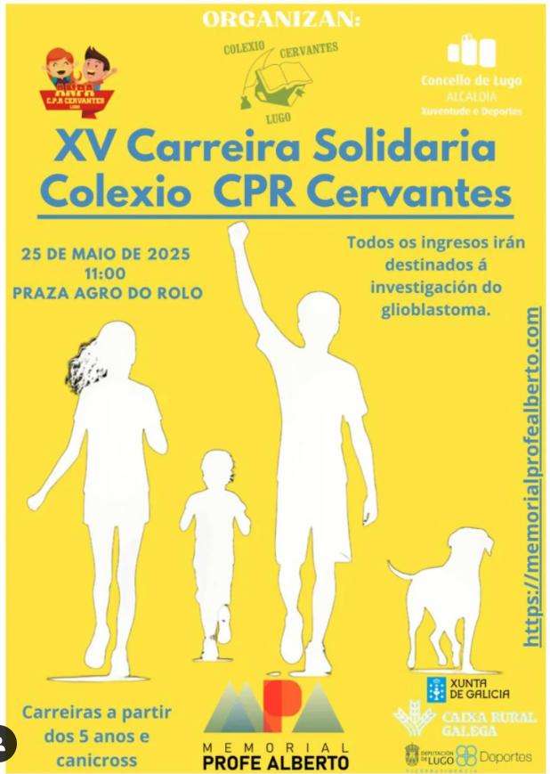 XV Carreira Solidaria do Colexio Cervantes en Lugo