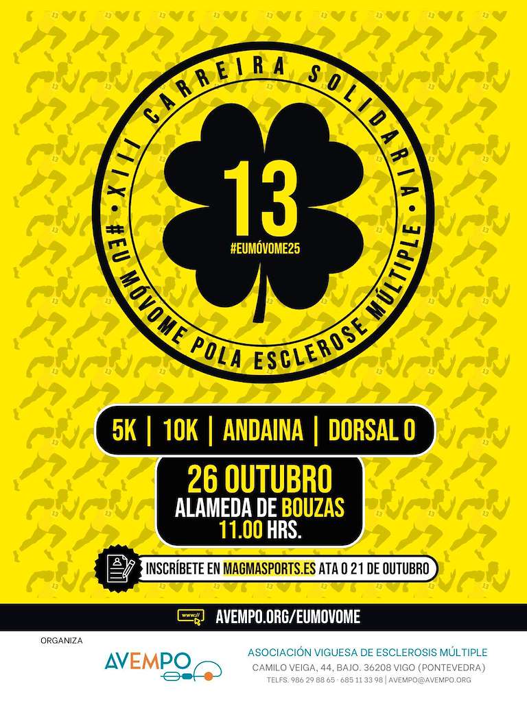 XXIII Carreira Solidaria por la Esclerosis Múltiple (2025) en Vigo
