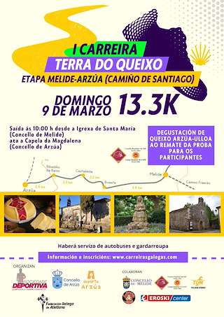 Fechas, información, programa, cartel, imágenes, mapa y ubicación de I Carreira Terra do Queixo   en  Melide