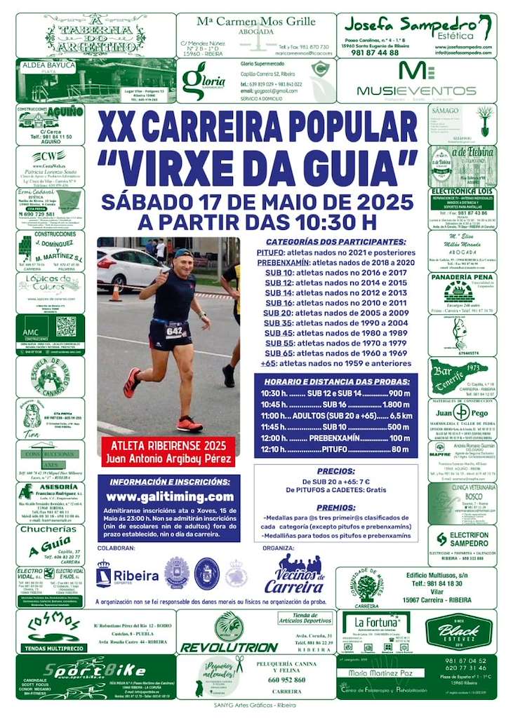 XX Carreira Virxe da Guía (2025) en Ribeira