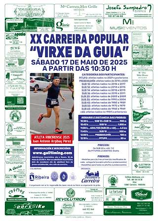 Fechas, información, programa, cartel, imágenes, mapa y ubicación de XX Carreira Virxe da Guía  en  Ribeira