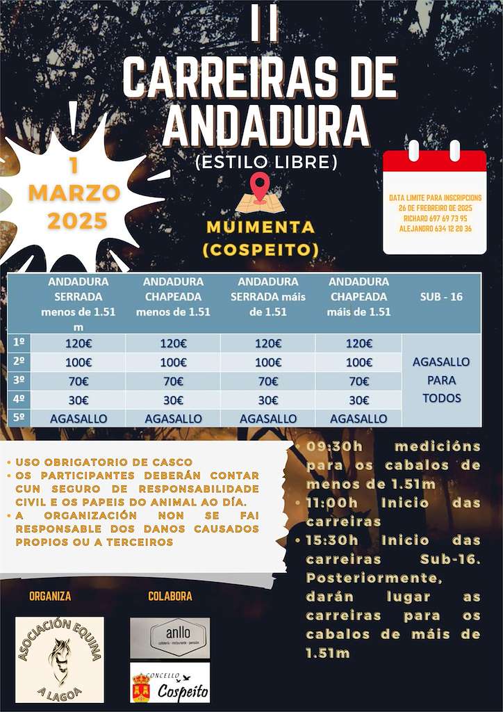 II Carreiras de Andadura de Muimenta  en Cospeito