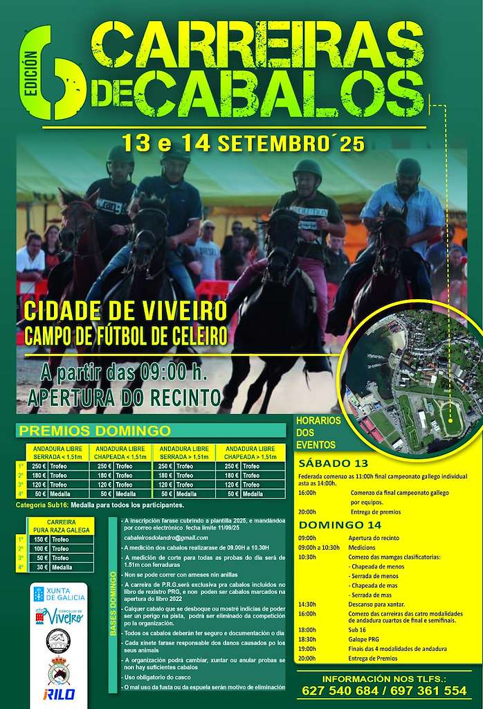 Carreiras de Cabalos en Viveiro