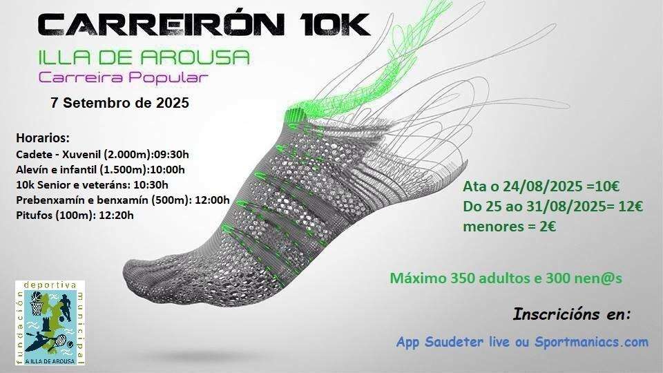 VII Carreirón 10K en Illa de Arousa