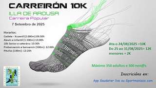 Fechas, información, programa, cartel, imágenes, mapa y ubicación de VII Carreirón 10K  en  Illa de Arousa