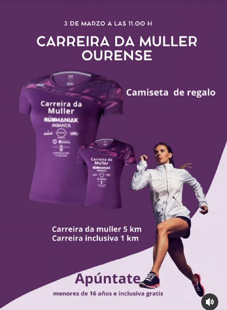 IV Carrera de la Mujer - Son Libre Para Correr en Ourense