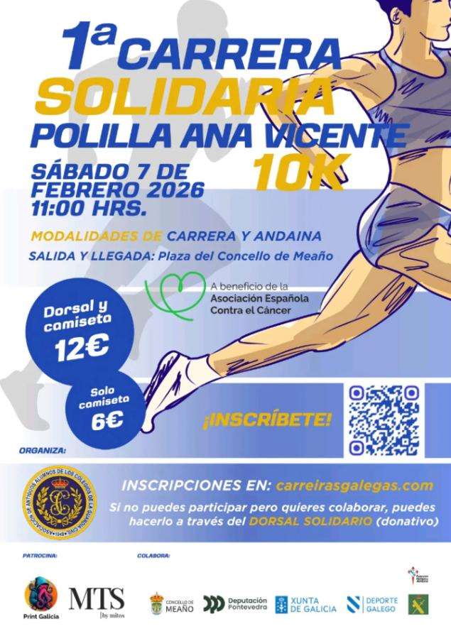 I Carrera Solidaria Polilla Ana Vicente en Meaño