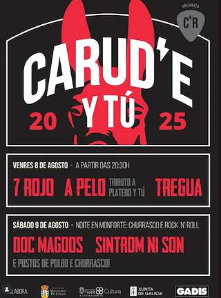 Fechas, información, programa, cartel, imágenes, mapa y ubicación de Carud´e Rock  en  Monforte de Lemos