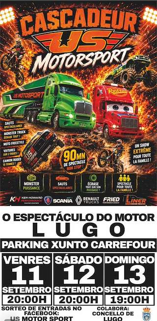Fechas, información, programa, cartel, imágenes, mapa y ubicación de Cascadeur US Motorsport (2026)  en  Lugo