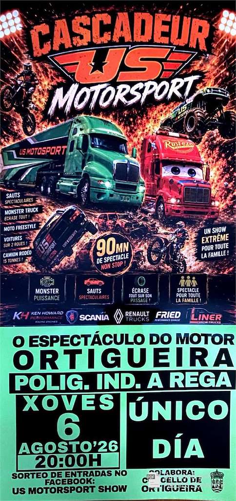 Cascadeur US Motorsport (2026) en Ortigueira