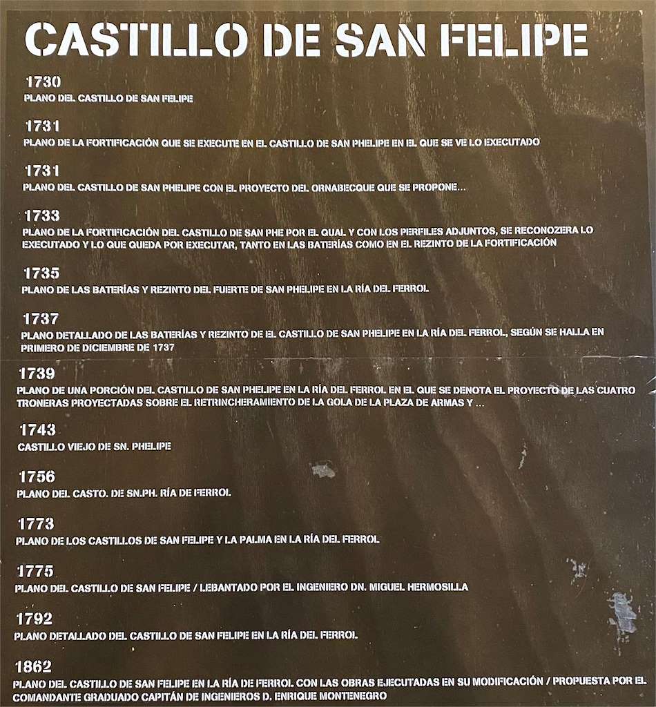 Castillo de San Felipe en Ferrol