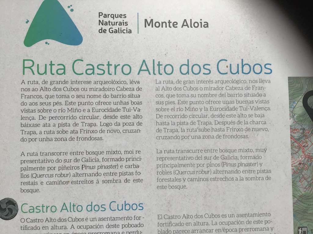 Castro Alto dos Cubos en Tui