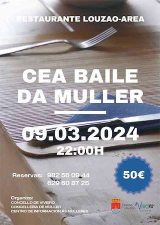 Comida Día Internacional de la Mujer en Viveiro