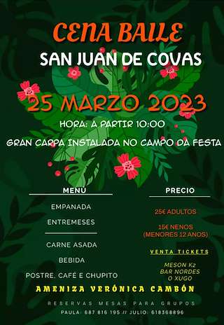 Cea Baile de San Xoan de Covas en Viveiro