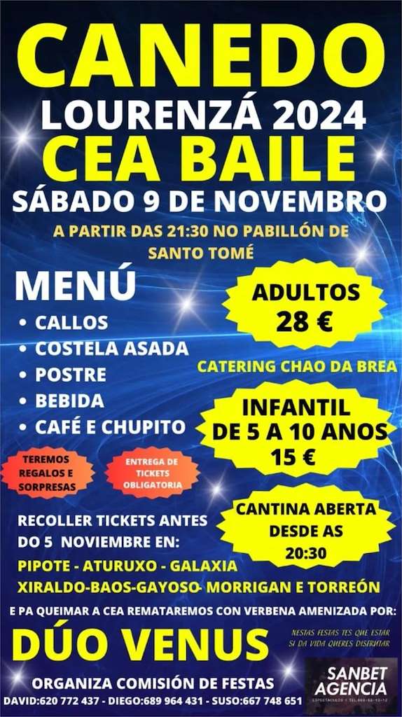 Cea Baile de Canedo  en Lourenzá
