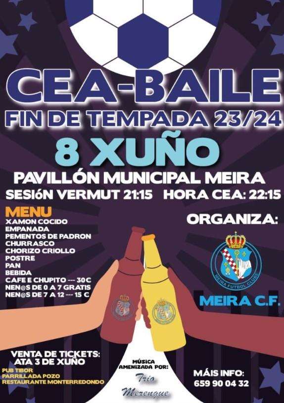 Cea-Baile de Fin de Tempada en Meira