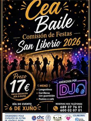 Fechas, información, programa, cartel, imágenes, mapa y ubicación de Cea Baile de San Liborio (2026)  en  Salceda de Caselas