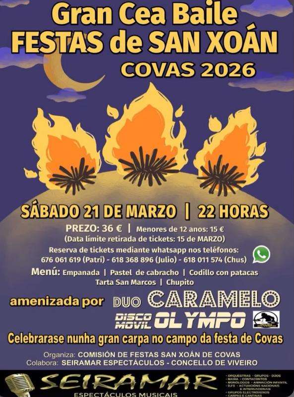 Cea Baile de San Xoan de Covas en Viveiro