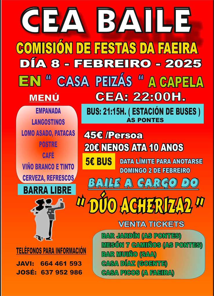 Cea Baile Festa da Faeira en A Capela